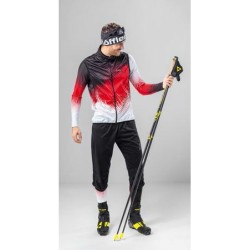 Löffler Menns Vest Worldcup svart-rød-hvit